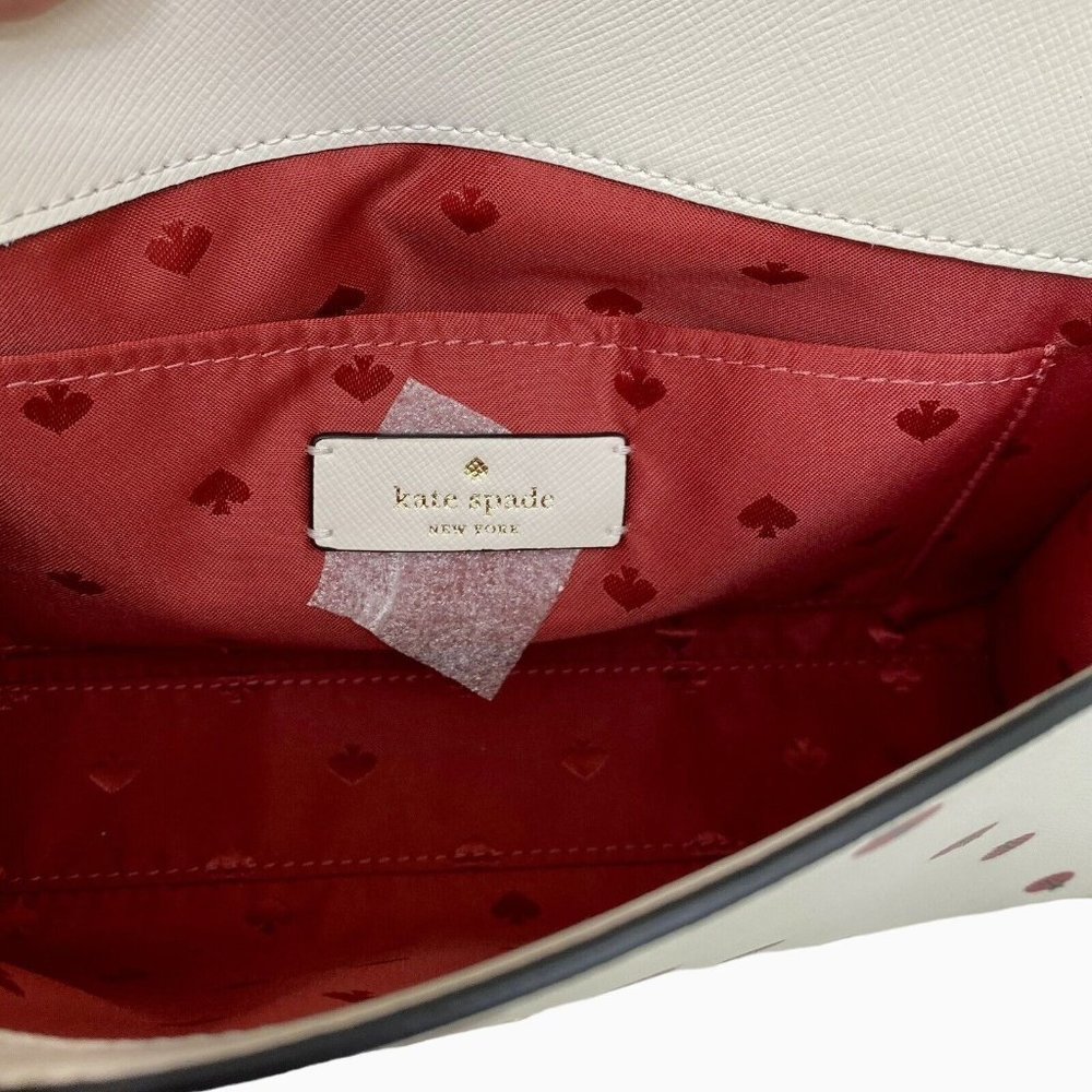 Kate Spade New York Carson Dottie Ladybug Convertible Shoulder Crossbody Purse - Picture 6 of 7